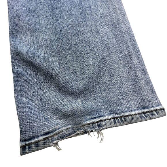 Tecovas Jeans Mens 33x32 Blue Denim Standard Fit Light Wash Western Cowboy - Picture 11 of 16